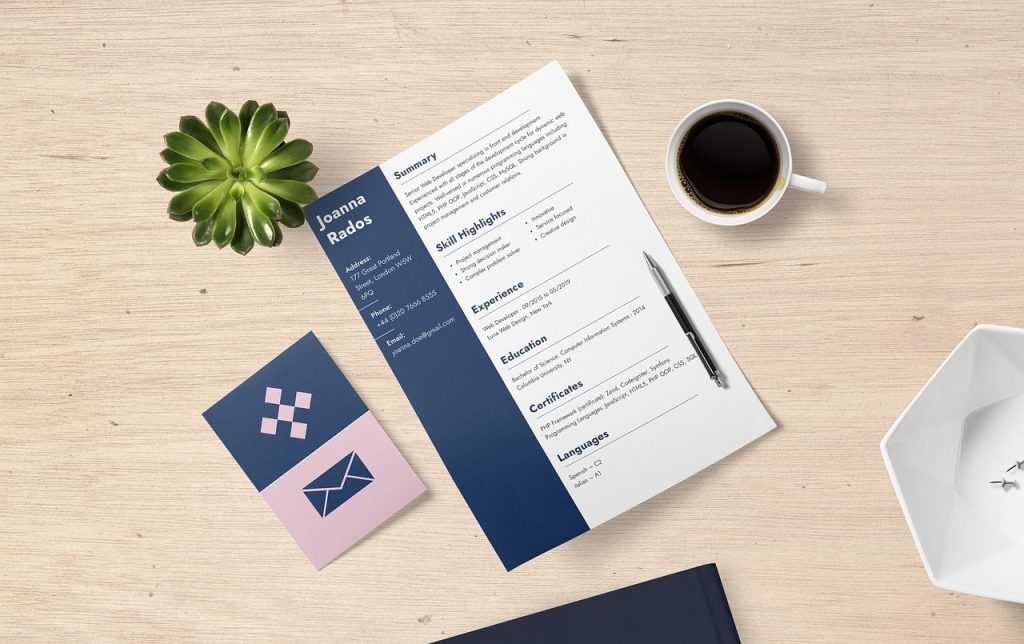 Resume, Cv, Job application image.