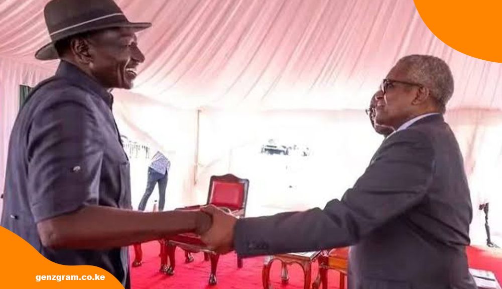 An Image of Ruto With Dangote
